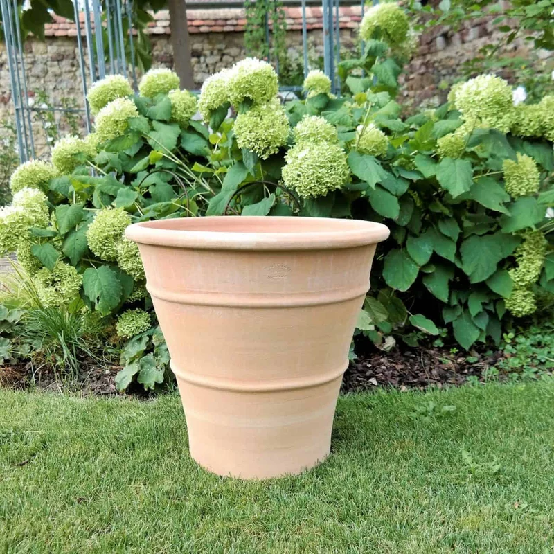 winterhartes terracotta Pflanzgefäß "Yucca", H=50 cm