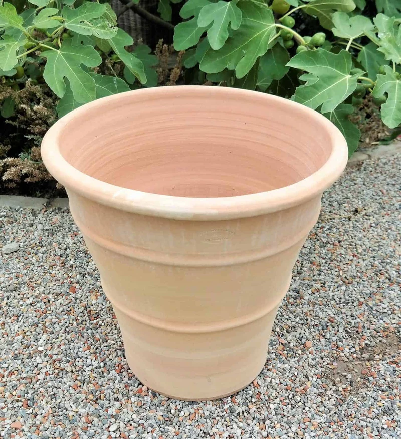 winterhartes terracotta Pflanzgefäß "Yucca", H=50 cm