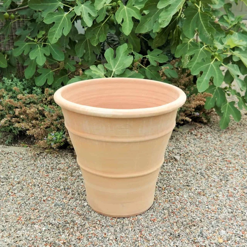 winterhartes terracotta Pflanzgefäß "Yucca", H=50 cm