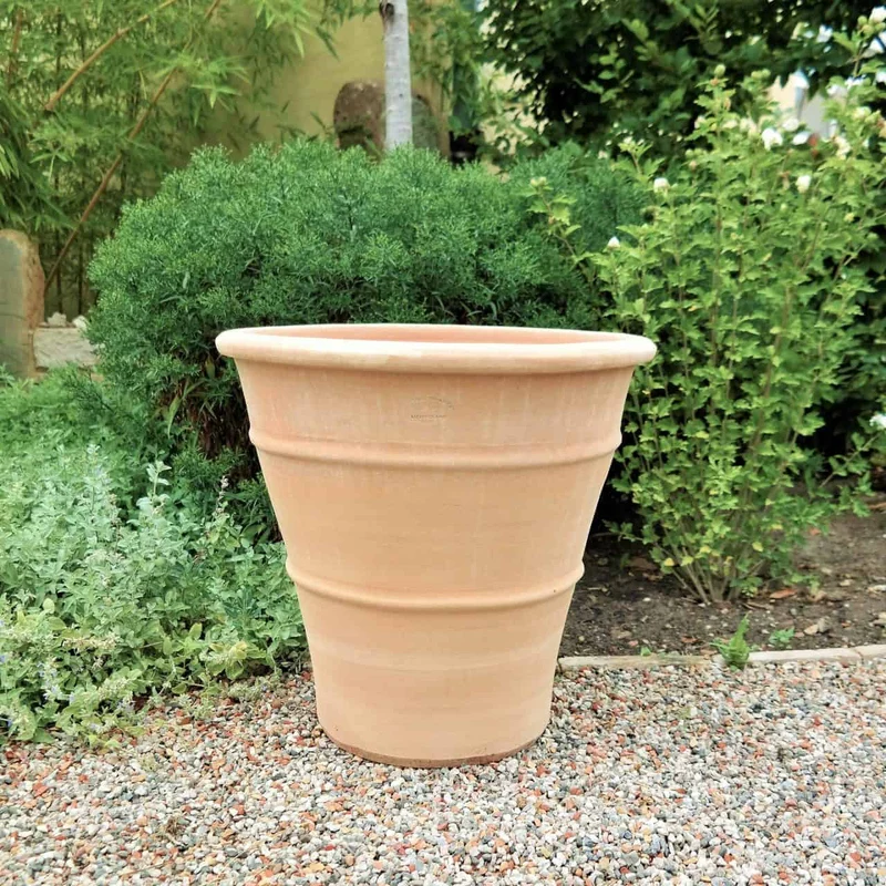 winterhartes terracotta Pflanzgefäß "Yucca", H=50 cm