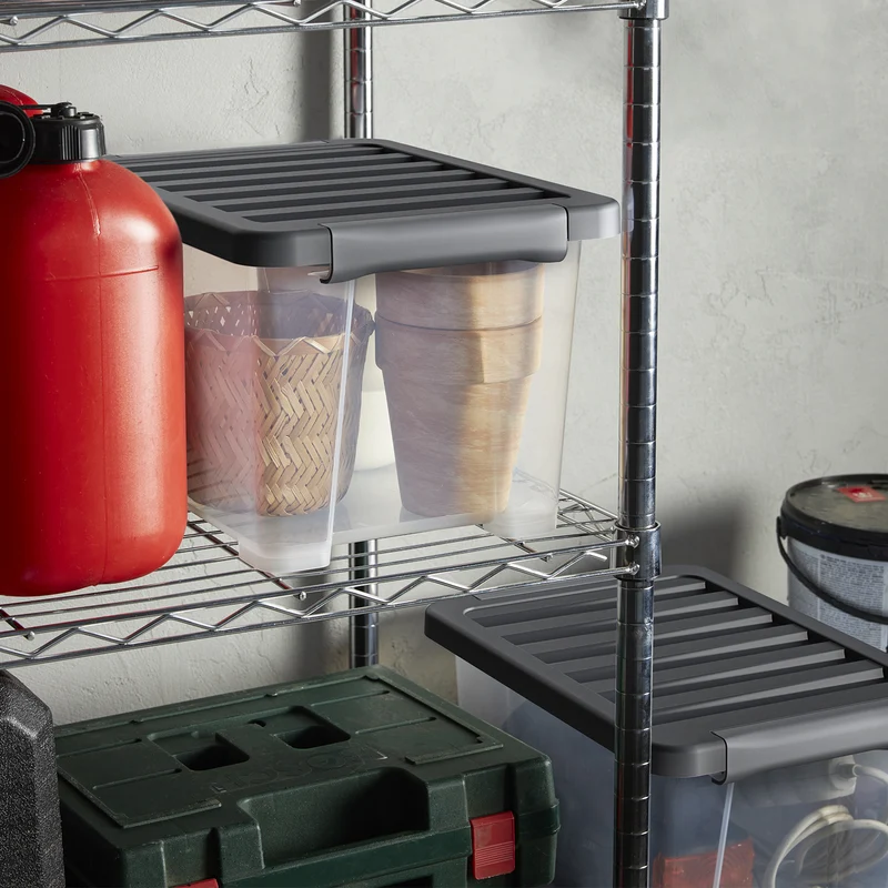Boxen Set mit Deckel 15 l, 4 tlg. CORE PLUS