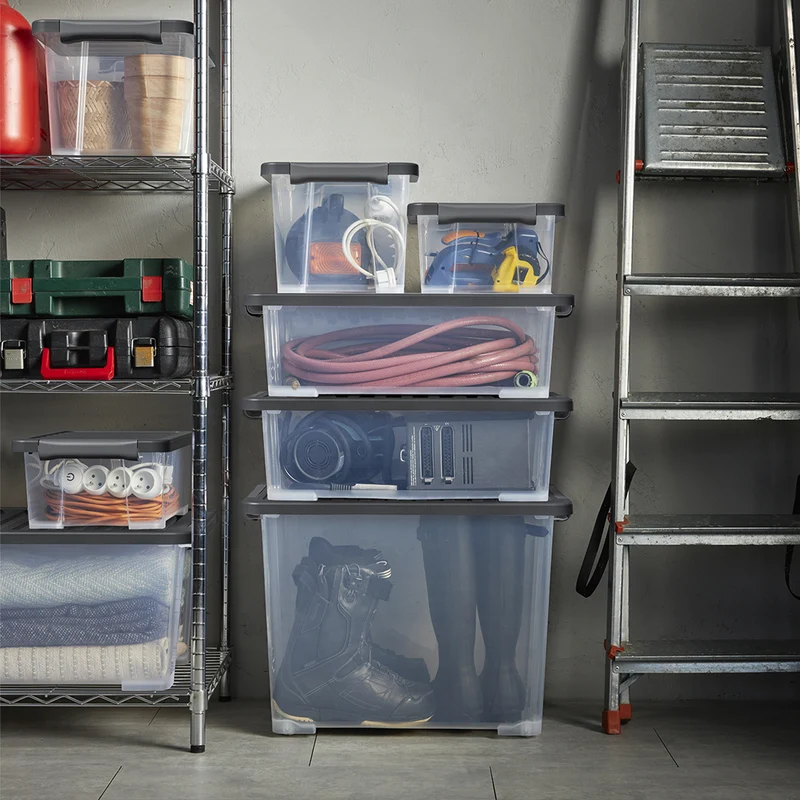 Boxen Set mit Deckel 15 l, 4 tlg. CORE PLUS