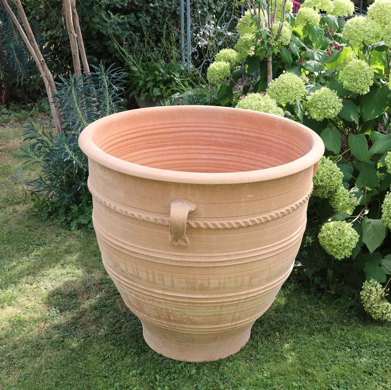 Terracotta Pflanzkübel XXL "Rosa", H=80cm