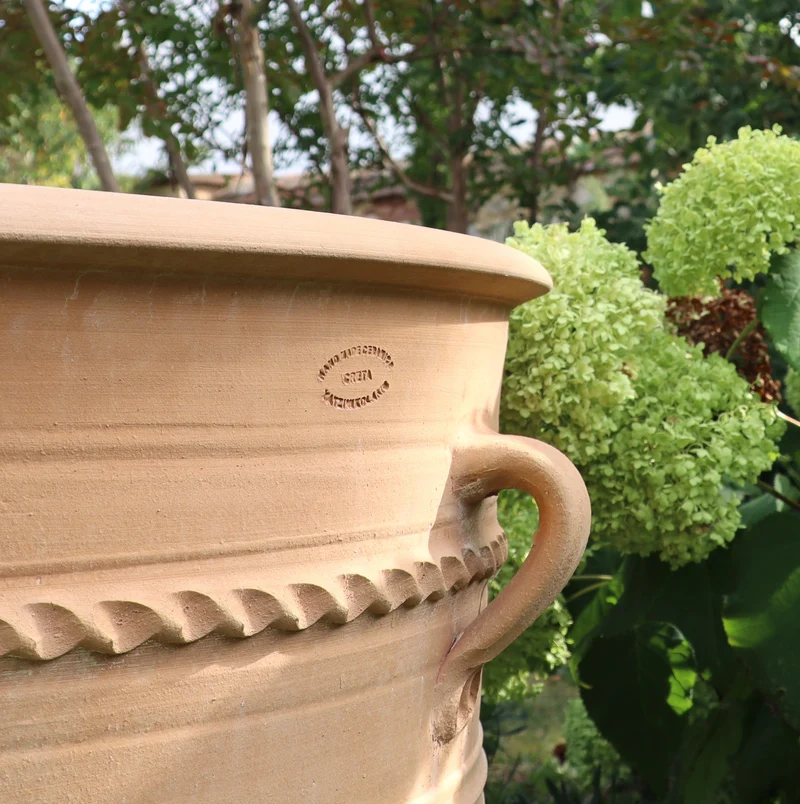 Terracotta Pflanzkübel XXL "Rosa", H=80cm
