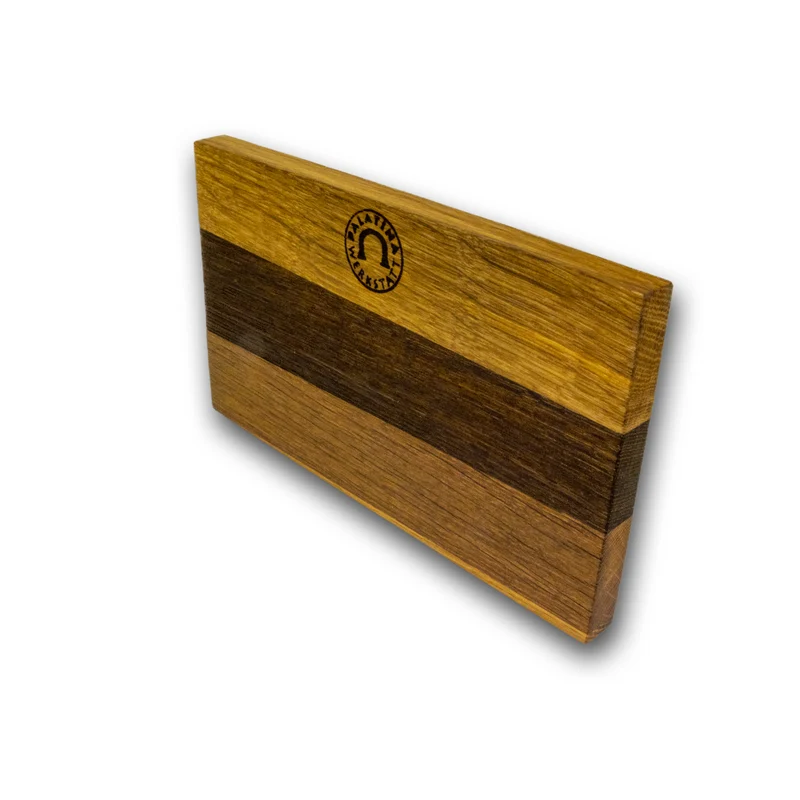 Kai Shun Tim Mälzer Angebotsset Allzweckmesser TDM1701 + handgefertigtes Schneidebrett aus Fassdauben (Eiche) 25x15 cm
