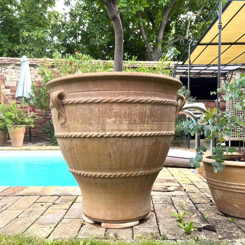 Terracotta Topfecken Set 4 St.
