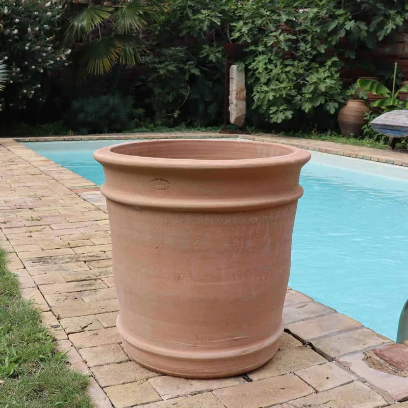 Übertopf Terracotta "Canna", H=50 cm