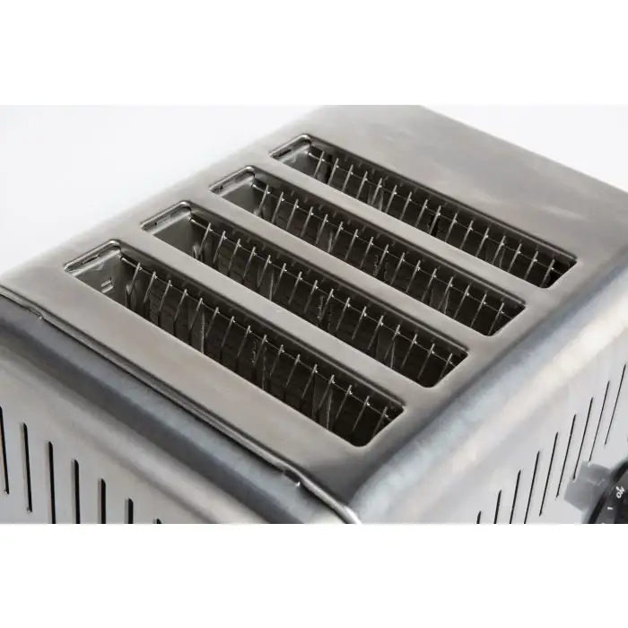Toaster - 4 Scheiben - 1,8 kW - 290x260x220 mm