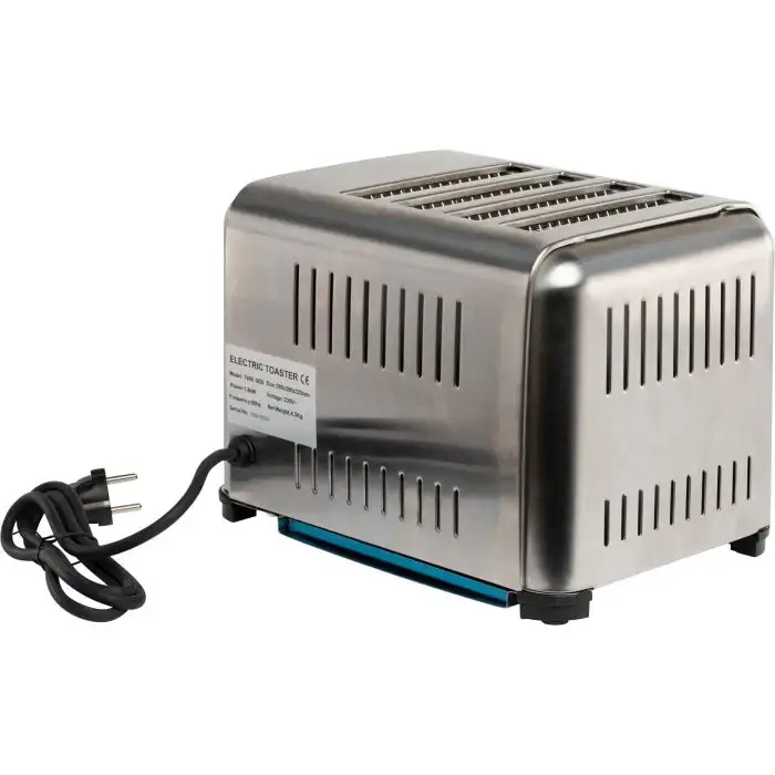 Toaster - 4 Scheiben - 1,8 kW - 290x260x220 mm