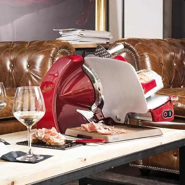 Berkel Esche/Edelstahl Schneidebrett für Home Line Serie Aufschnittmaschine