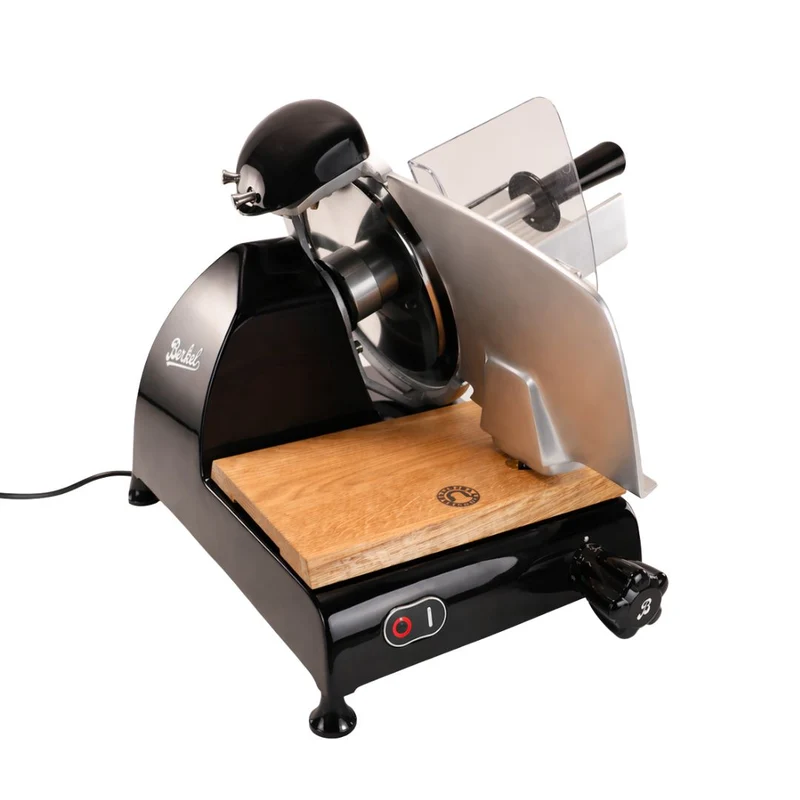 Berkel Red Line 250 Schwarz, Original Profi-Aufschnittmaschine 25 cm Messer + Einlegebrett
