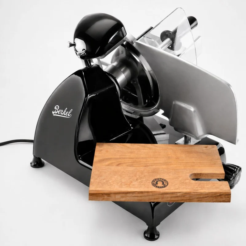 Berkel Red Line 250 Schwarz, Original Profi-Aufschnittmaschine 25 cm Messer + Einlegebrett