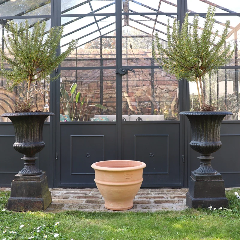 frostfestes Ton Pflanzgefäß "Buxus", 40 cm