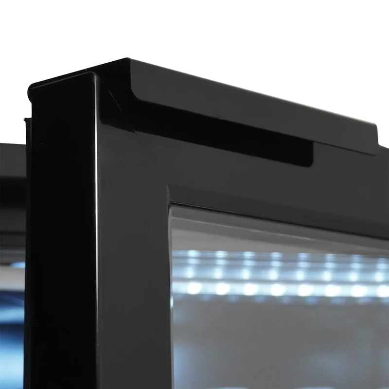 Barkühler 3 Glastüren Schwarz 470L - 1988x520x860 mm - 0,285 kW