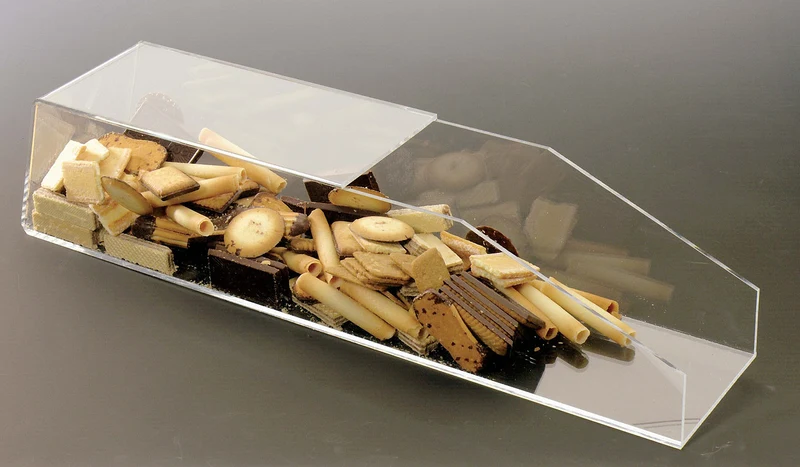 Gebäckschütte Acryl – 1-fach & 3-fach für Bäckerei, Snacks & SB-Bereiche