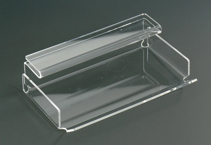 Papiertütenhalter Acryl A5 – Fettpapierhalter für Bäckerei & Snacktheke