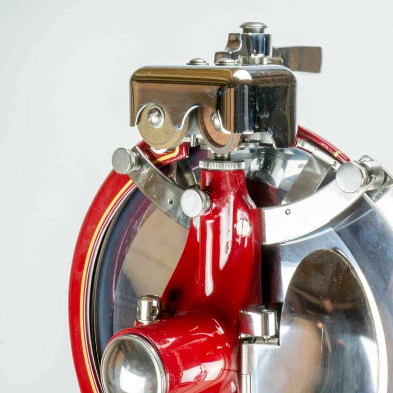 Berkel Volano P15 Rot, Aufschnittmaschine mit Schwungrad + Einlegebrett