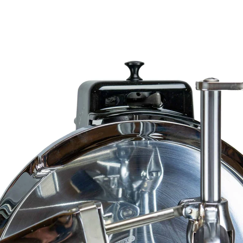 Berkel Volano B114 Schwarz | manuelle Schwungradmaschine mit Fassholzbrett