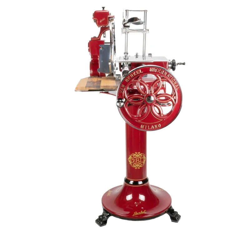 Berkel Volano B114 Rot manuelle Aufschnittmaschine mit passgenauen Einlegebrett