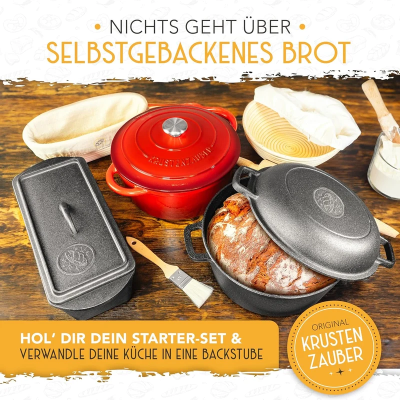 2x 600ml Starter Set - Gärglas mit Spatel und Thermometer