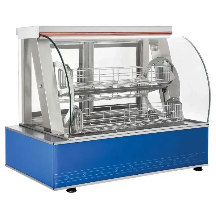Elektro Hähnchengrill - 4 Körbe - 5,4 kW - 940x590x790 mm