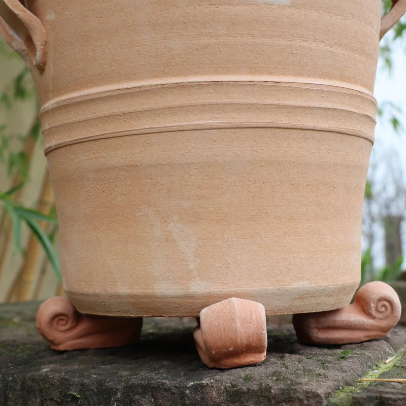terracotta Topfschnecken Set 4 St.
