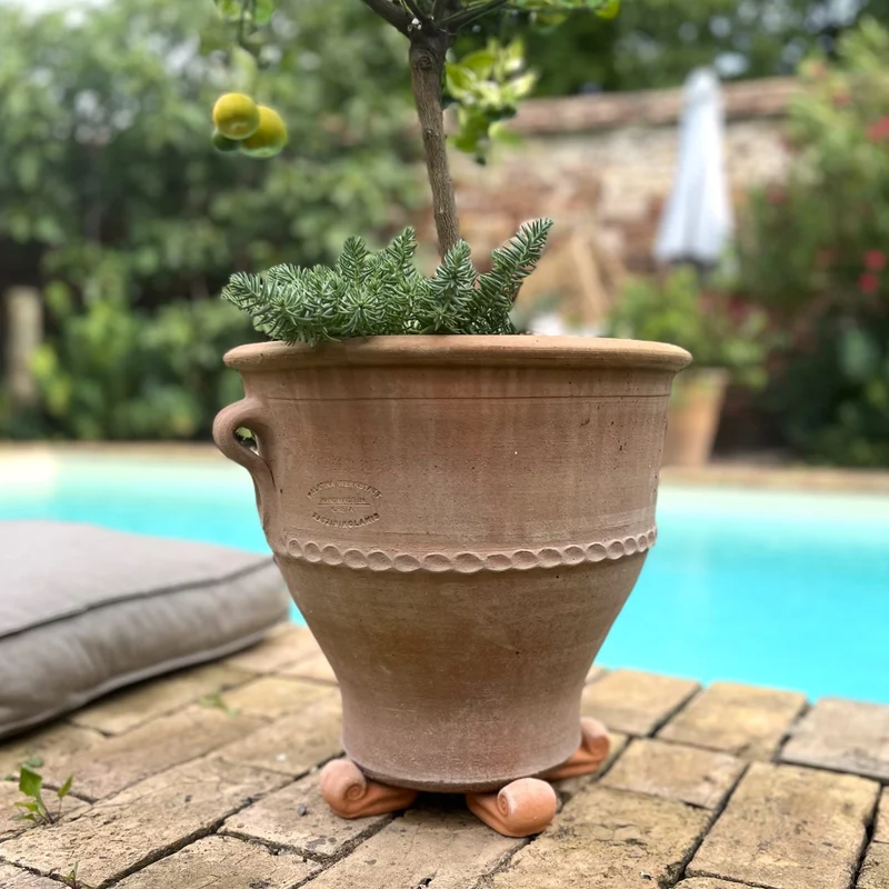 terracotta Topfschnecken Set 4 St.