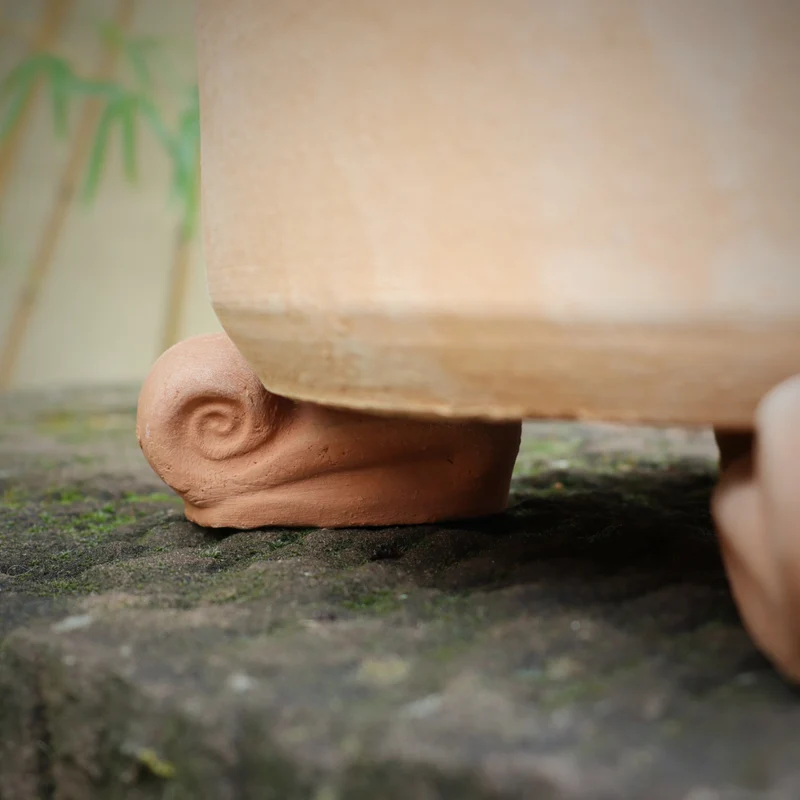terracotta Topfschnecken Set 4 St.