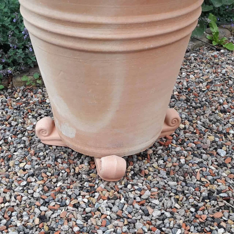 terracotta Topfschnecken Set 4 St.