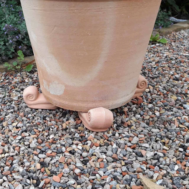 terracotta Topfschnecken Set 4 St.