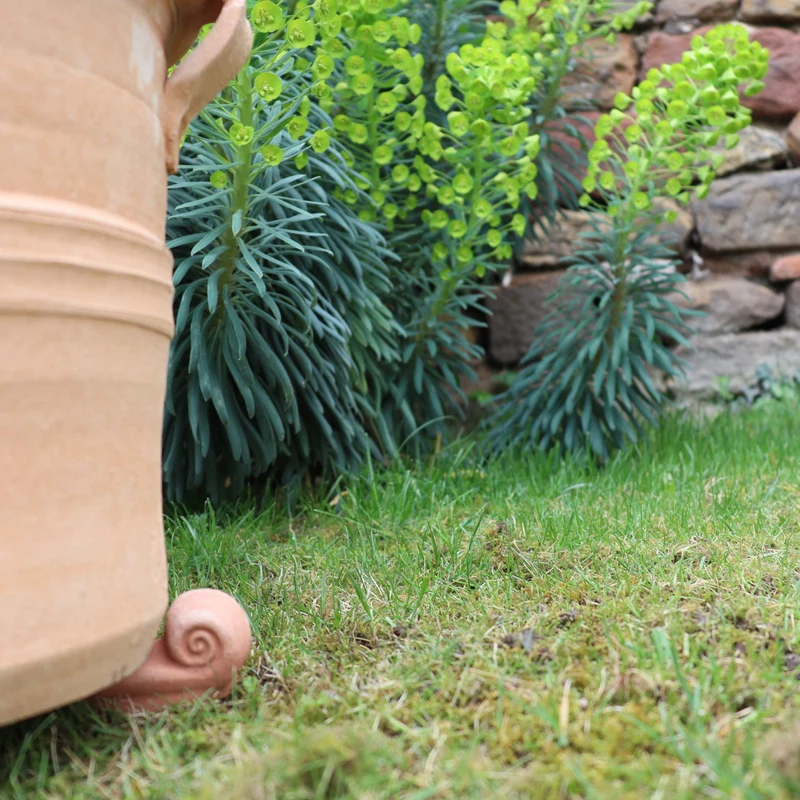 terracotta Topfschnecken Set 4 St.