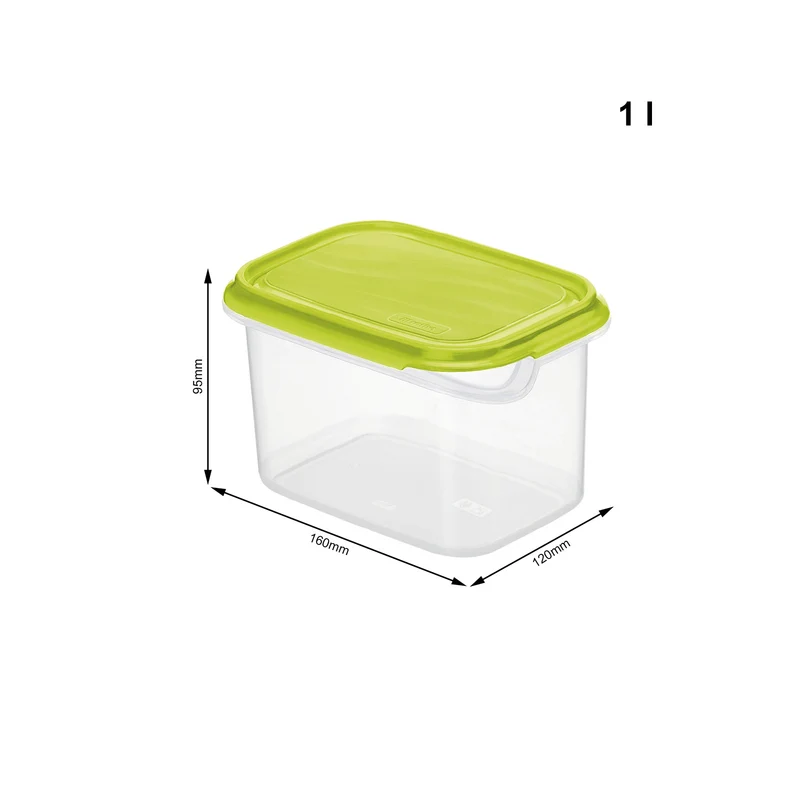 Kühlschrankdose eckig/hoch 1 l RONDO