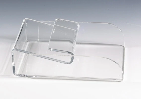 Papiertütenhalter Acryl – Fettpapierhalter für Bäckerei, Imbiss & Snacktheke