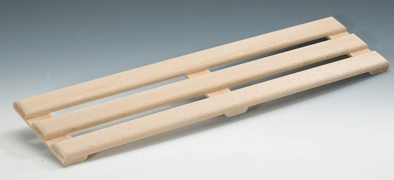 Brötchenspender Acryl mit Holzrost – Hygienische Brötchenschütte für Bäckerei, Buffet & Imbiss