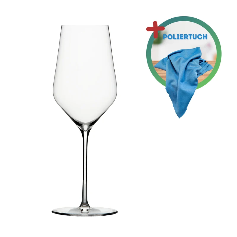 Zaltoglas Glasmanufaktur Denk´Art mundgeblasenes Weissweinglas