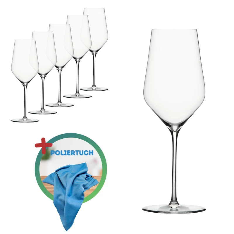 Zaltoglas Glasmanufaktur Denk´Art mundgeblasenes Weissweinglas