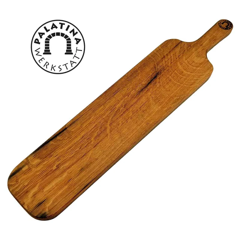 Palatina Werkstatt | handgefertigtes Baguettebrett, Käsebrett aus altem Weinfassholz