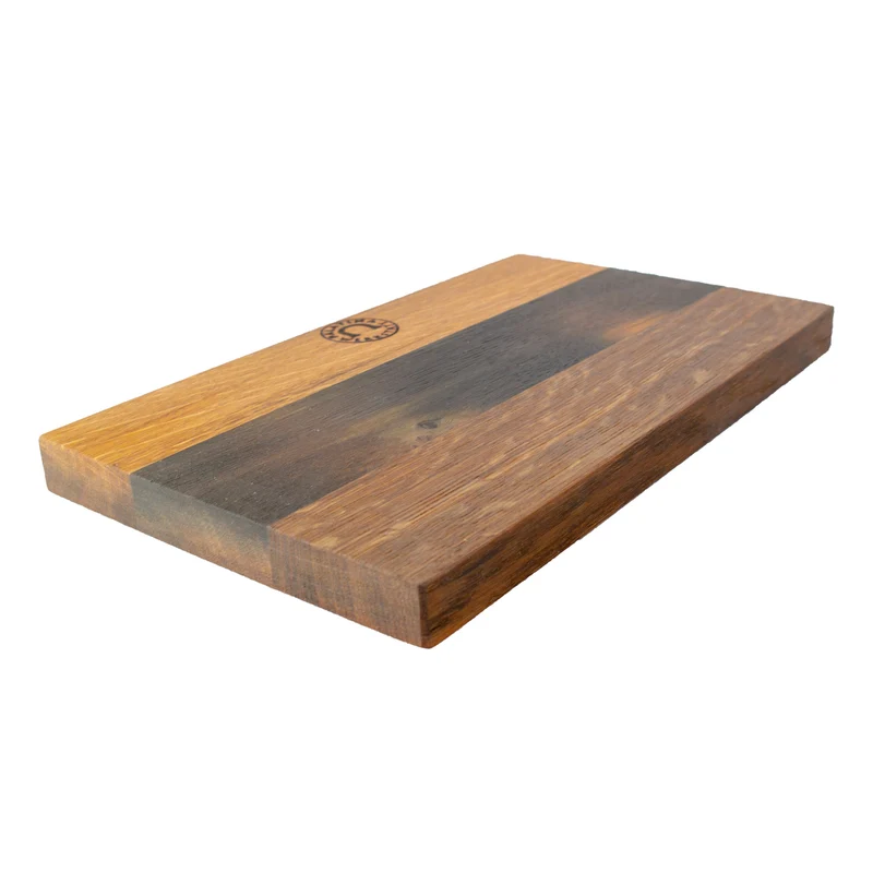 Hochwertiges Schneidebrett 30x20 cm aus Fassdauben von alten Weinfässern gefertigt