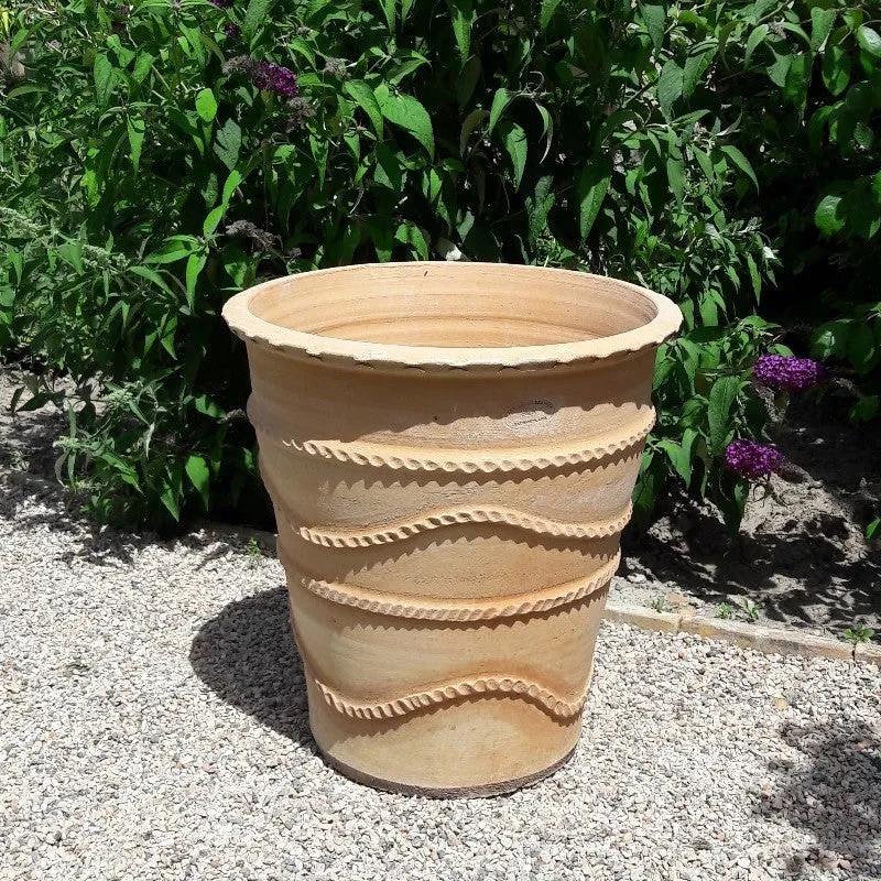 terracotta Pflanzkübel "Acanthus", H=50 cm