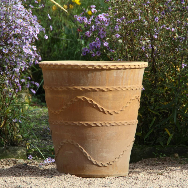 terracotta Pflanzkübel "Acanthus", H=50 cm