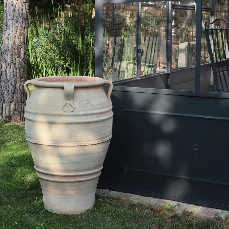 frostfeste terracotta Amphore "Datura", H=70 cm