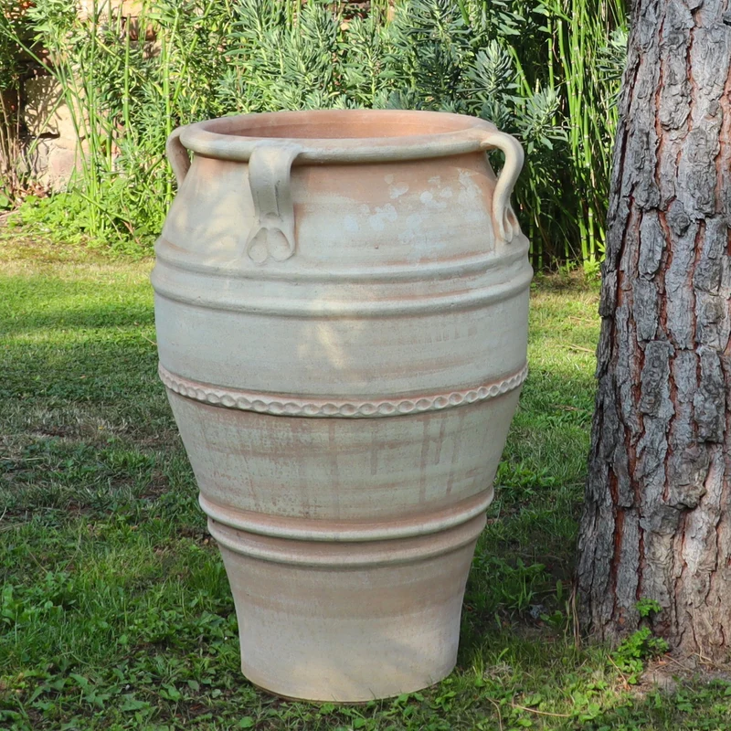 frostfeste terracotta Amphore "Datura", H=70 cm