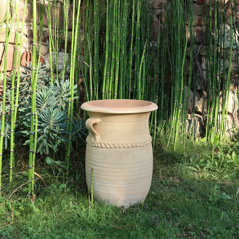 Griechische Amphorenvase Cistus 40 cm – frostfeste Terracotta Amphore zum Bepflanzen