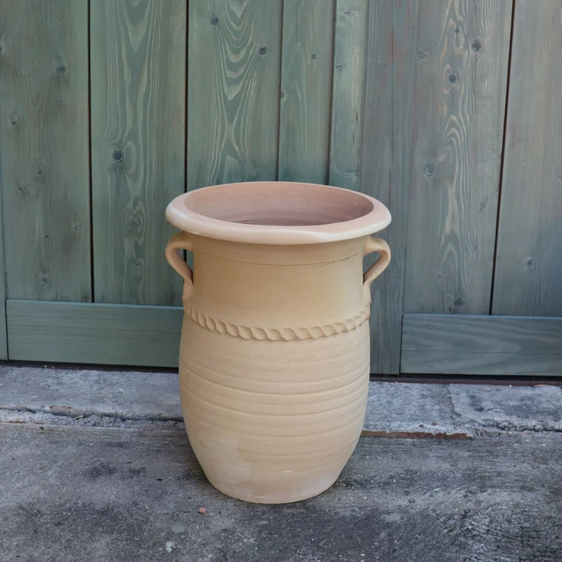 Griechische Amphorenvase Cistus 40 cm – frostfeste Terracotta Amphore zum Bepflanzen