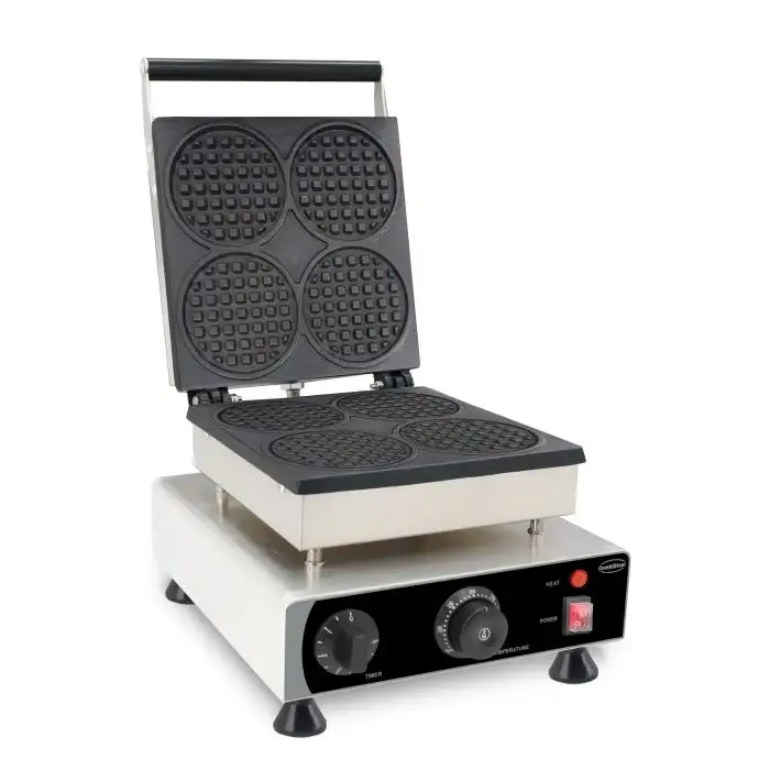 Waffeleisen - 4 Stück - Rund - 1,75 kW - 305x430x505 mm