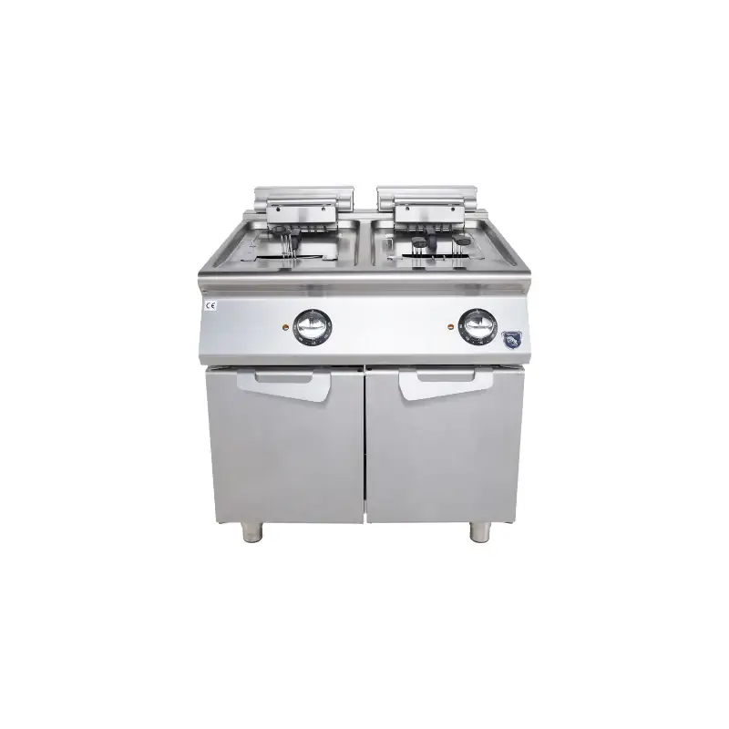 VIRTUS Elektro-Fritteuse - 2x 10 Liter - 18 kW - 800x730x870 mm