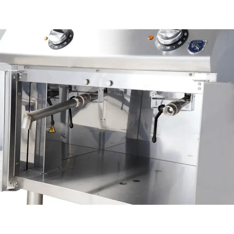 VIRTUS Elektro-Fritteuse - 2x 10 Liter - 18 kW - 800x730x870 mm