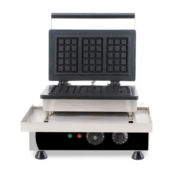 Belgische Waffeleisen - 3 Stück - 1,75 kW - 380x350x465 mm