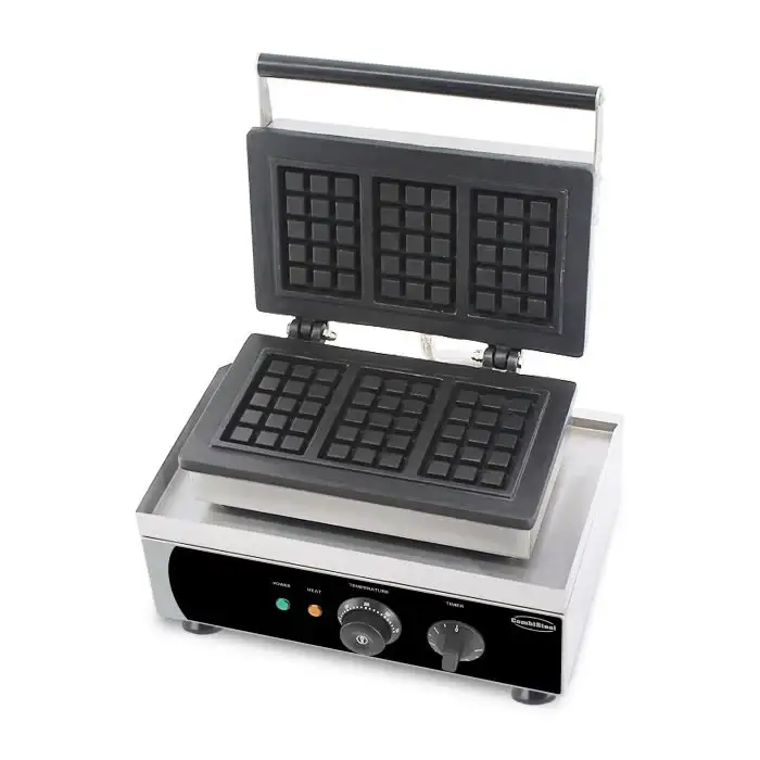 Belgische Waffeleisen - 3 Stück - 1,75 kW - 380x350x465 mm