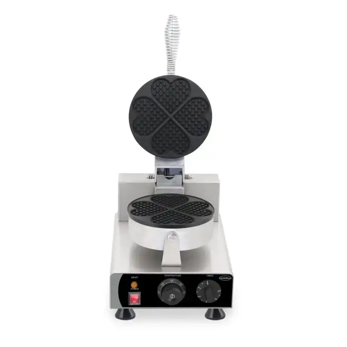Waffeleisen - 4 Stück - Herzform - 1 kW - 450x250x270 mm